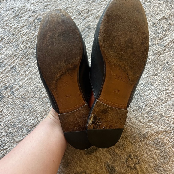 Gucci PRINCETOWN LEATHER SLIPPER - Picture 6 of 7